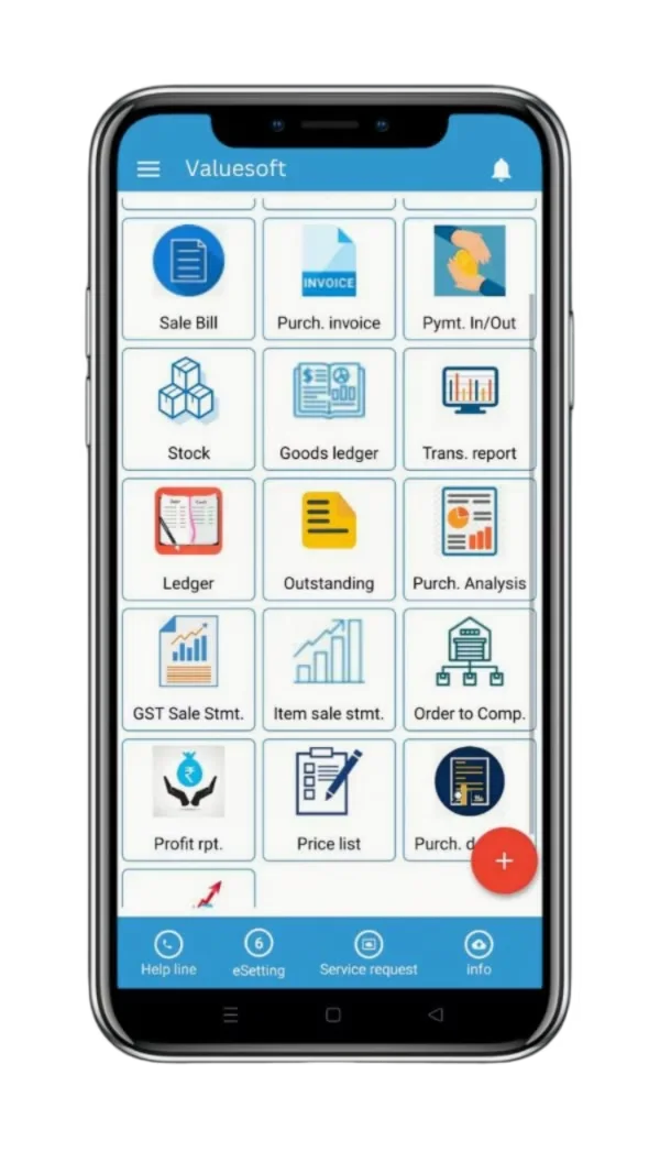 ValueSoft eOwner App dashboard on a phone
