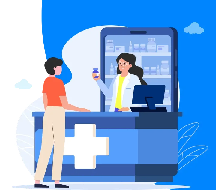 Pharmacy counter managed with ValueSoft